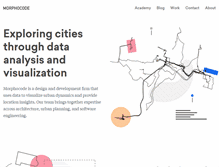 Tablet Screenshot of morphocode.com
